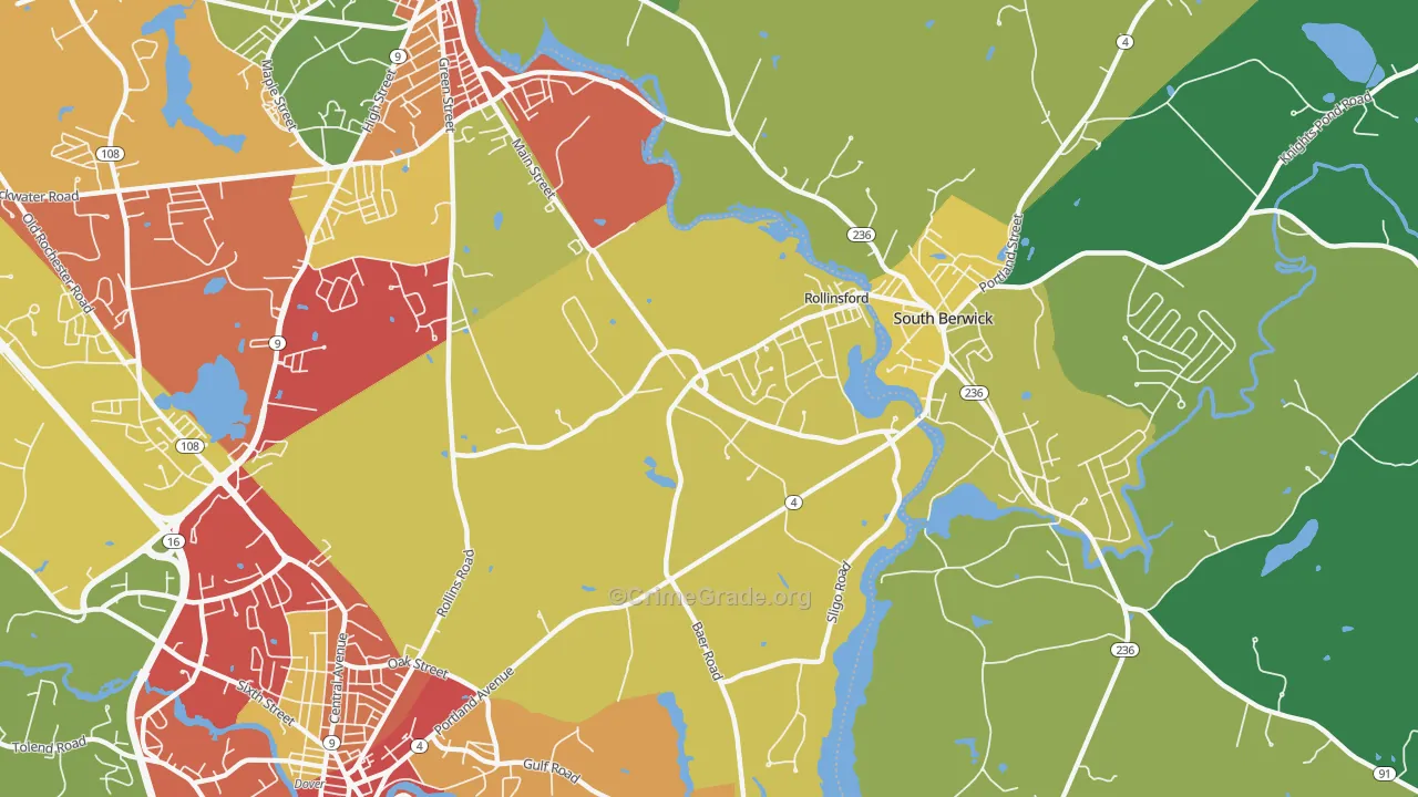 03869, NH Map of Theft Rates
