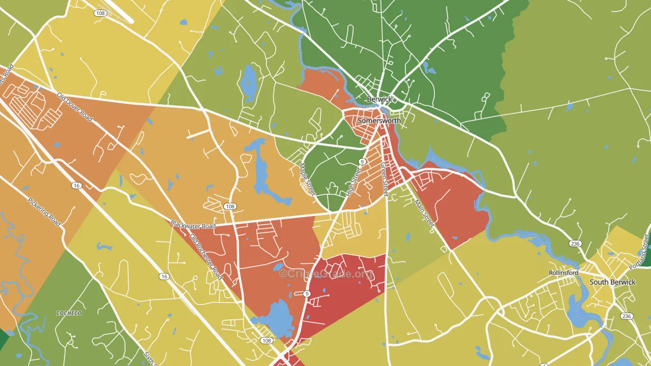 03878, NH Map of Theft Rates