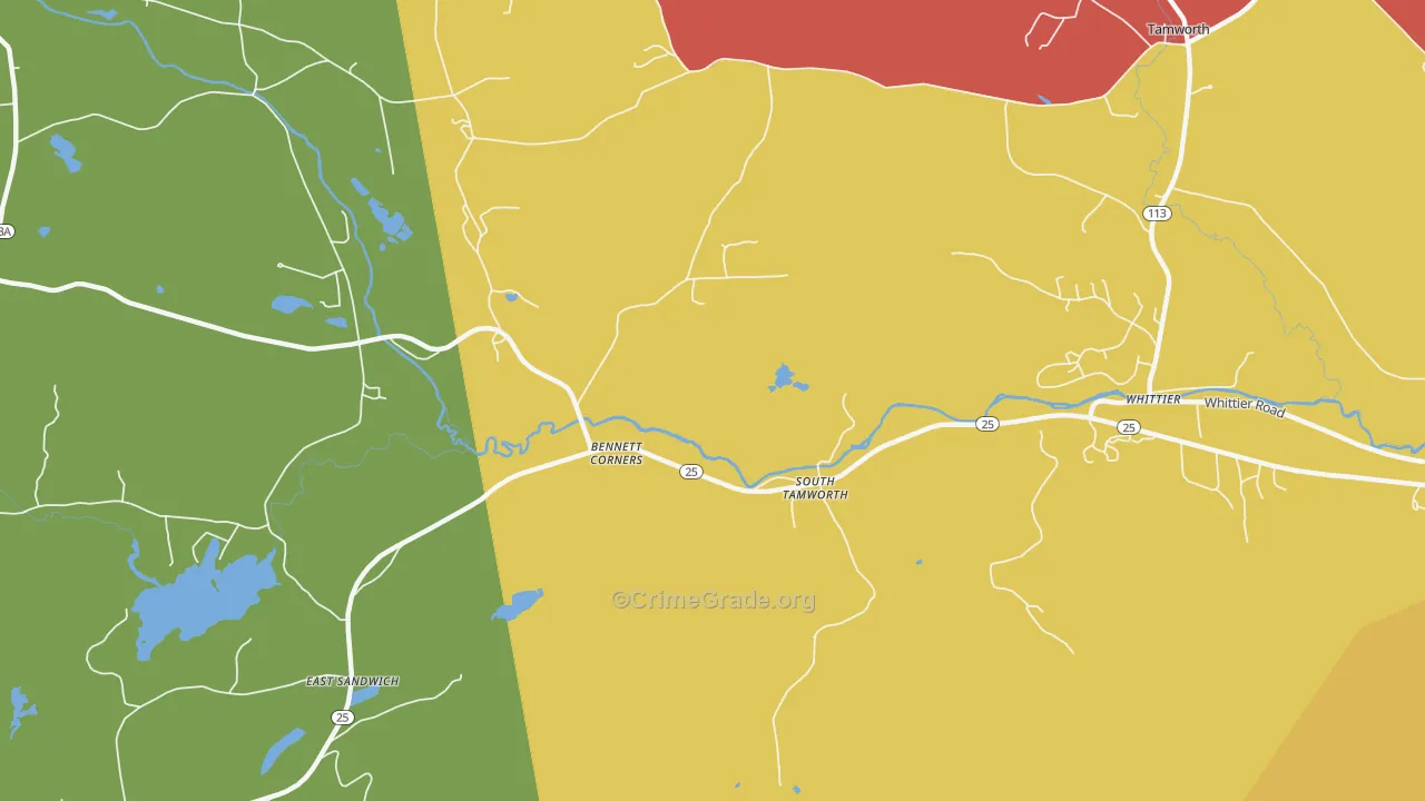 03883, NH Map of Theft Rates