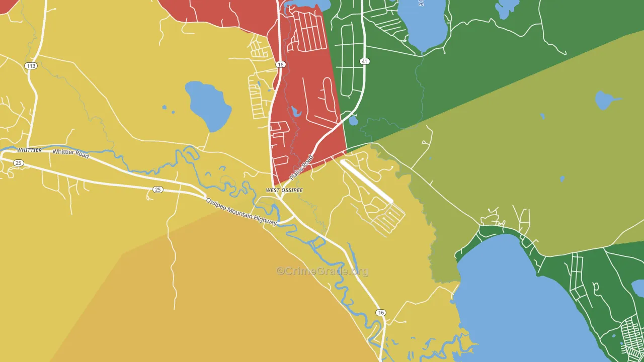 03890, NH Map of Theft Rates