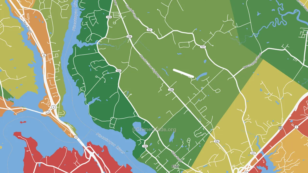 03903, ME Map of Theft Rates