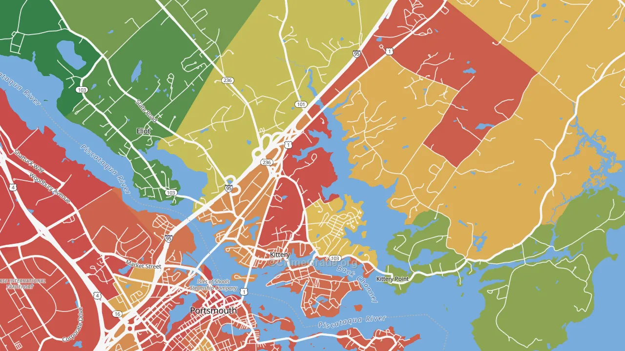 03904, ME Map of Theft Rates