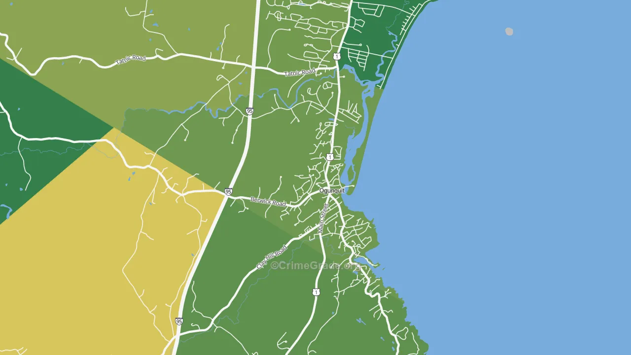 03907, ME Map of Theft Rates