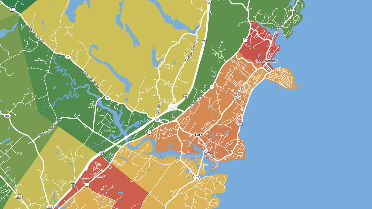 03909, ME Map of Theft Rates