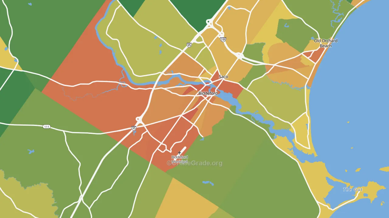 04005, ME Map of Theft Rates