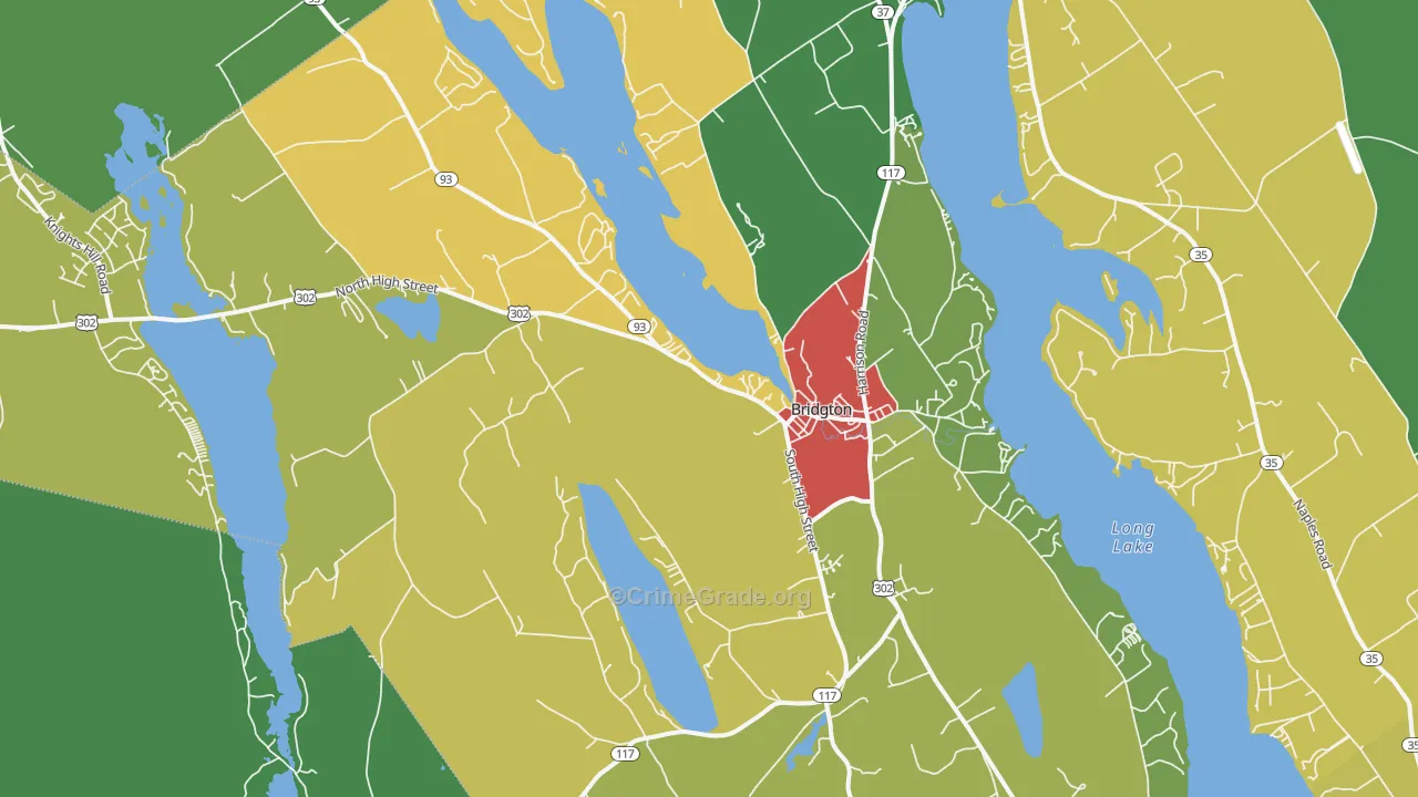 04009, ME Map of Theft Rates