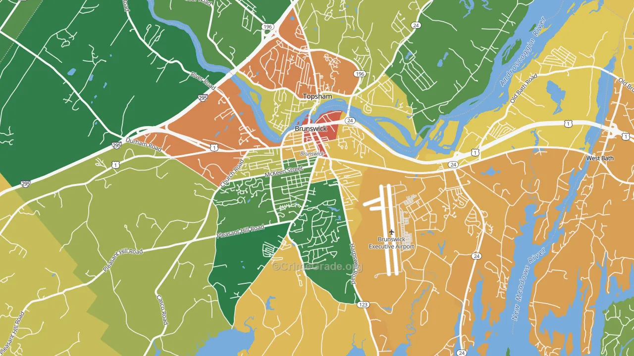 04011, ME Map of Theft Rates