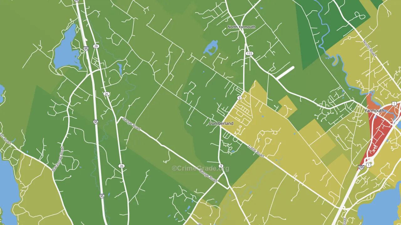04021, ME Map of Theft Rates