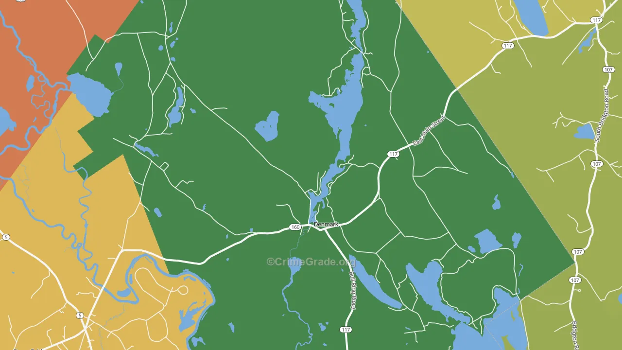 04022, ME Map of Theft Rates