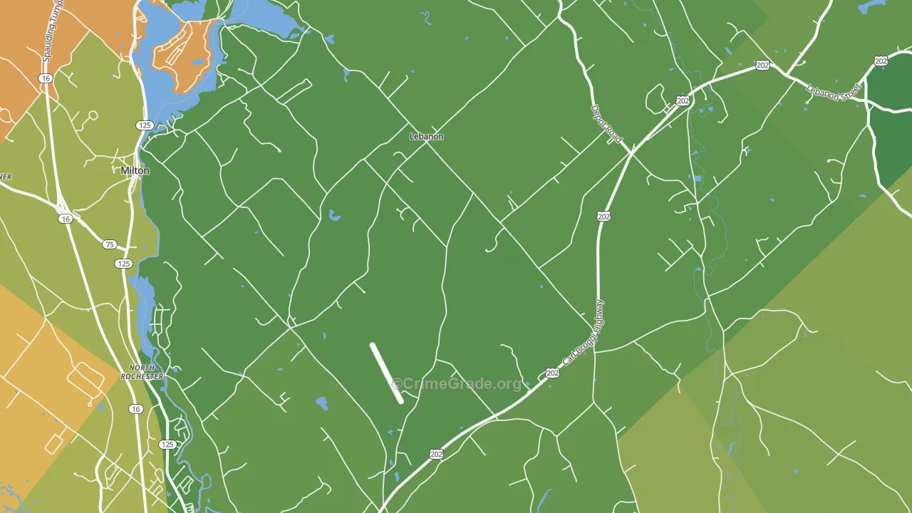 04027, ME Map of Theft Rates
