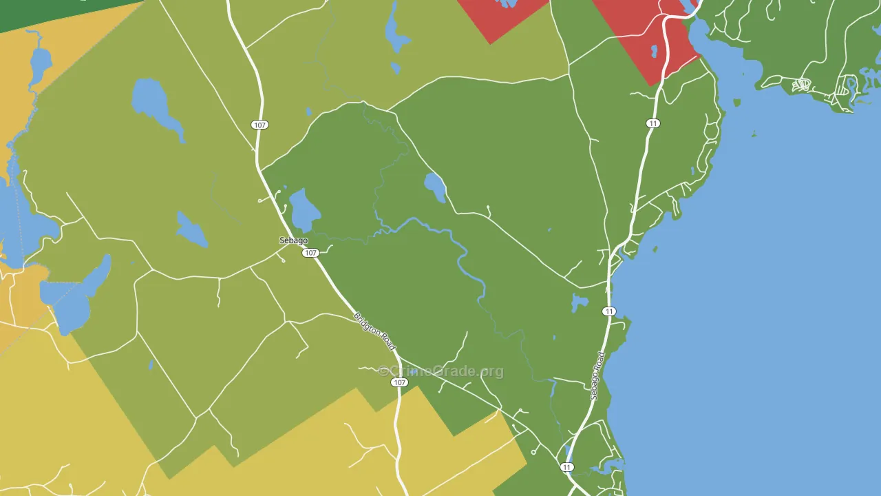 04029, ME Map of Theft Rates