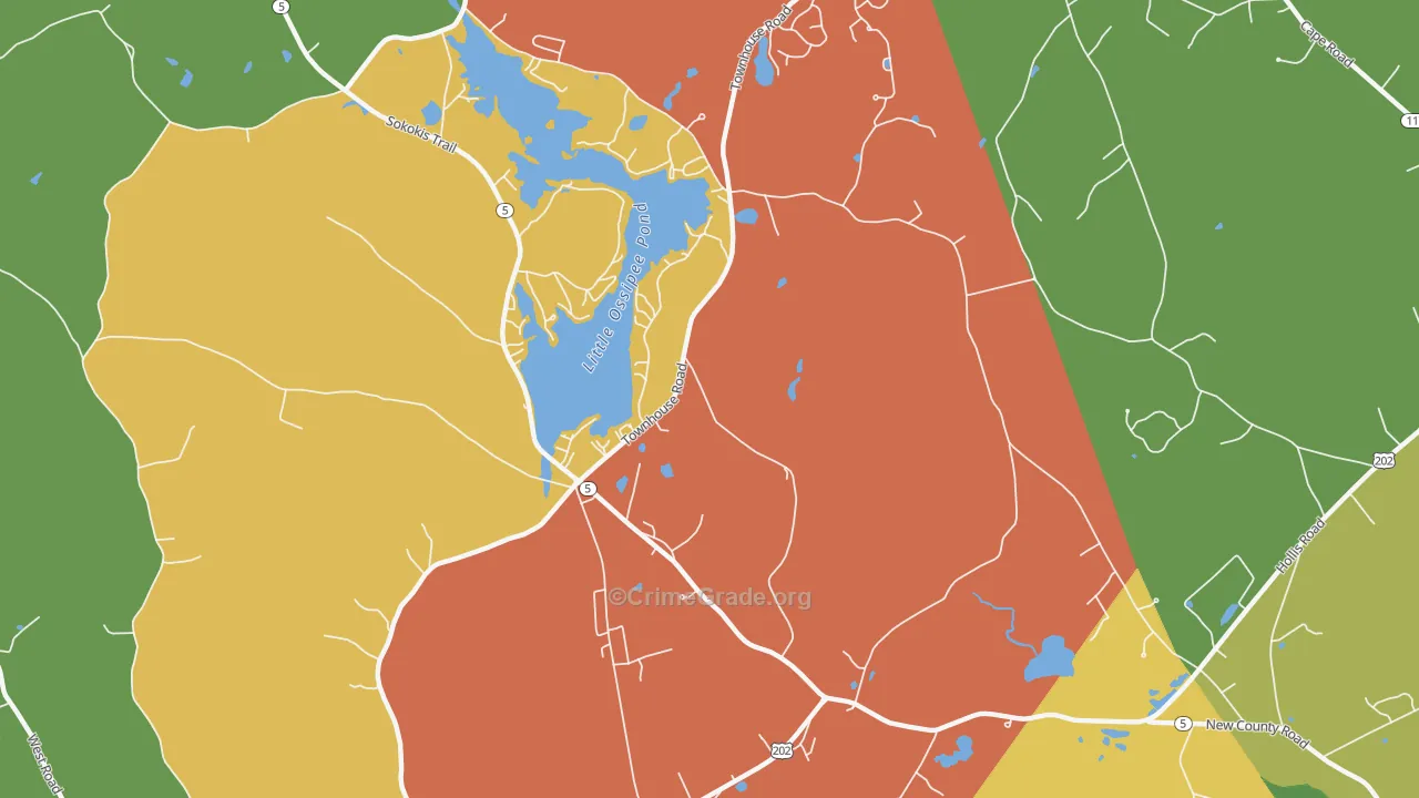 04030, ME Map of Theft Rates