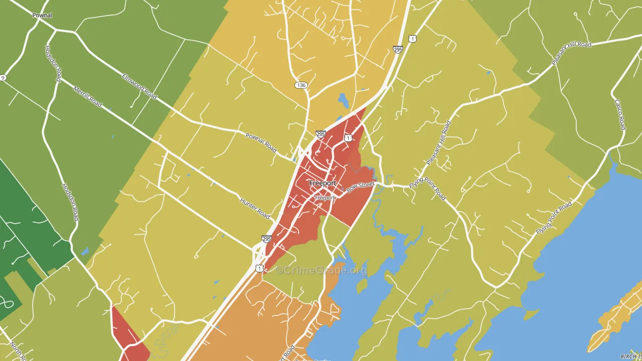 04032, ME Map of Theft Rates