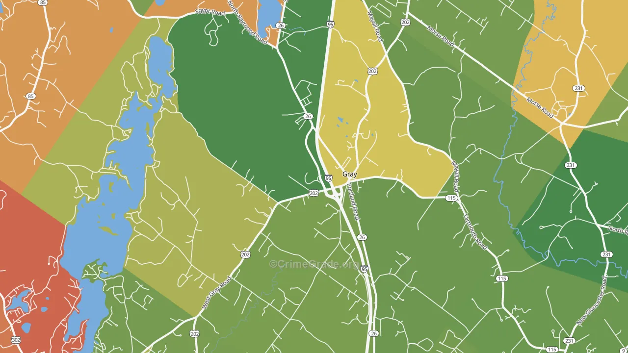 04039, ME Map of Theft Rates