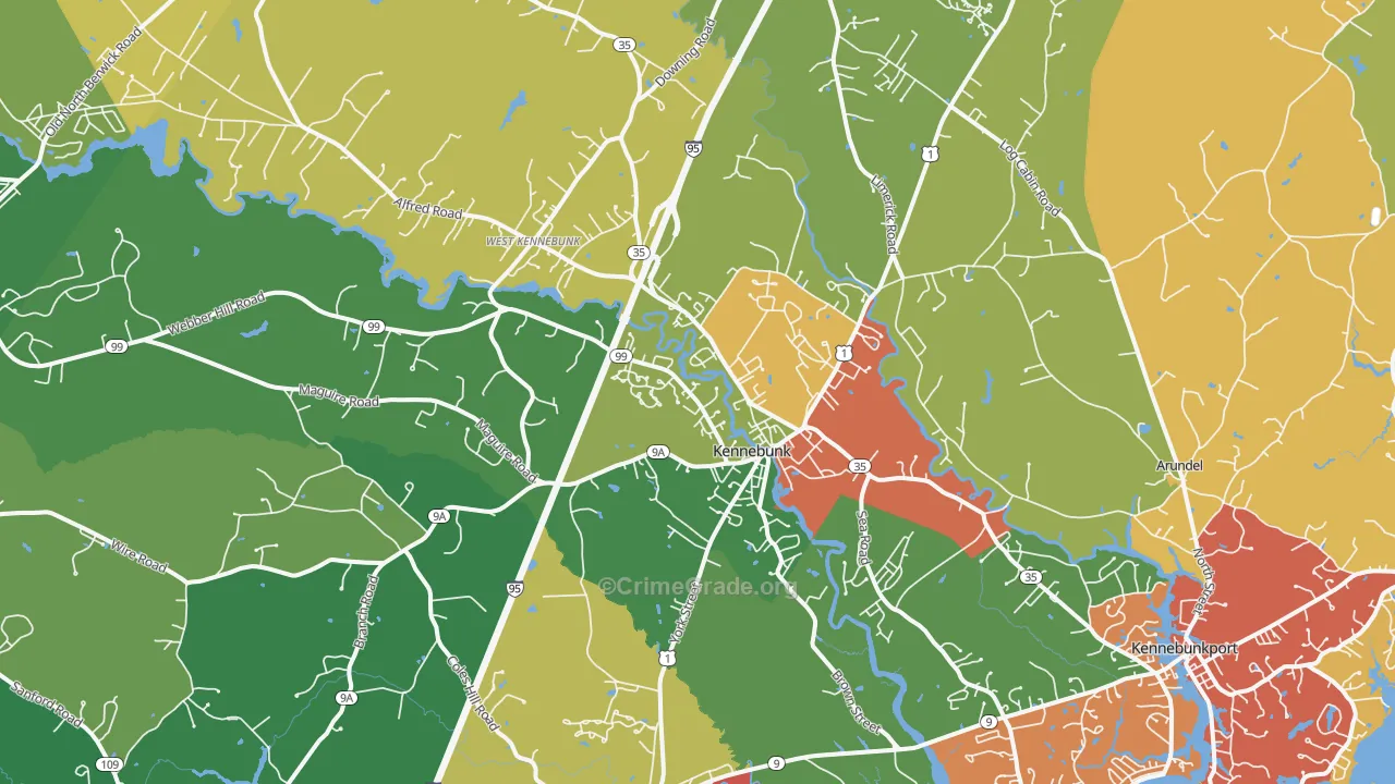 04043, ME Map of Theft Rates