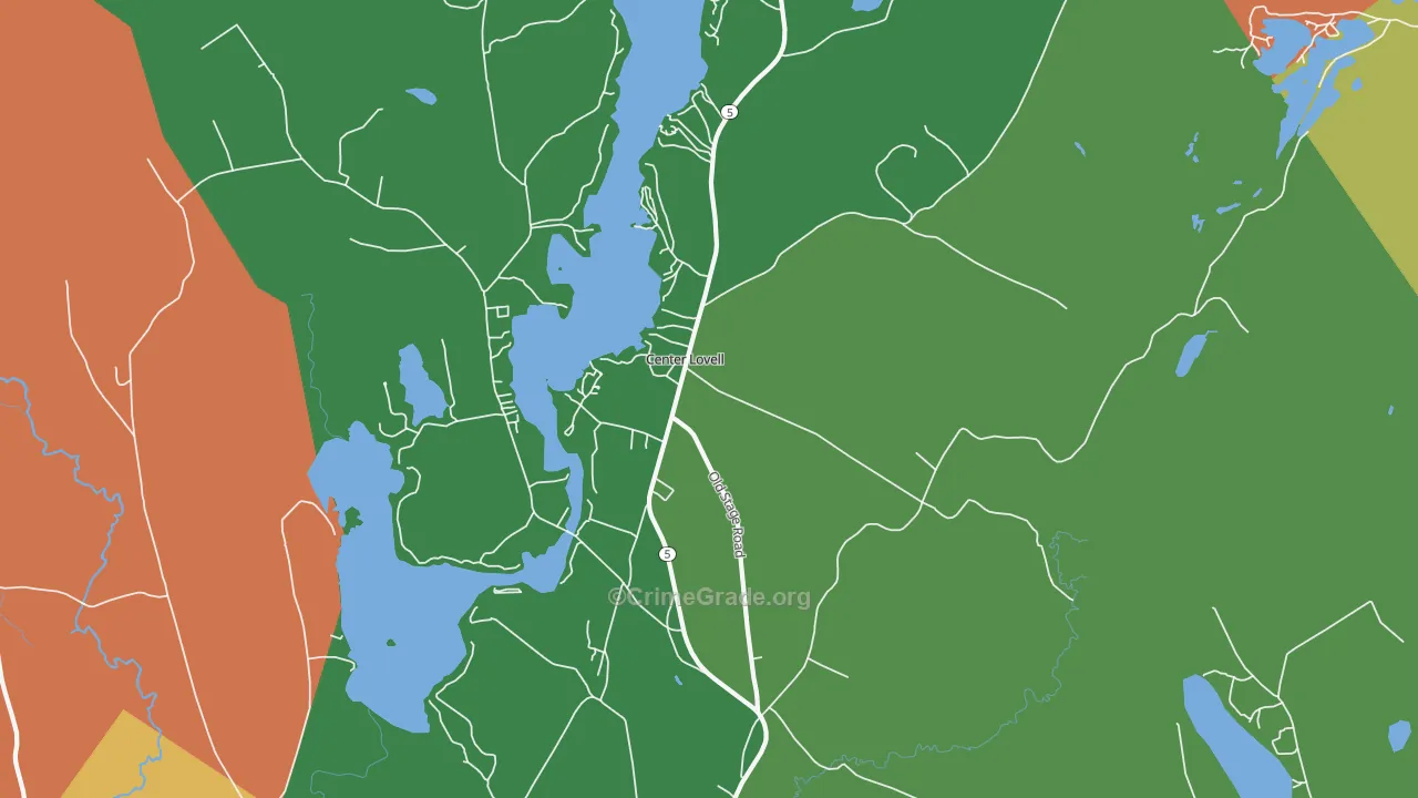 04051, ME Map of Theft Rates