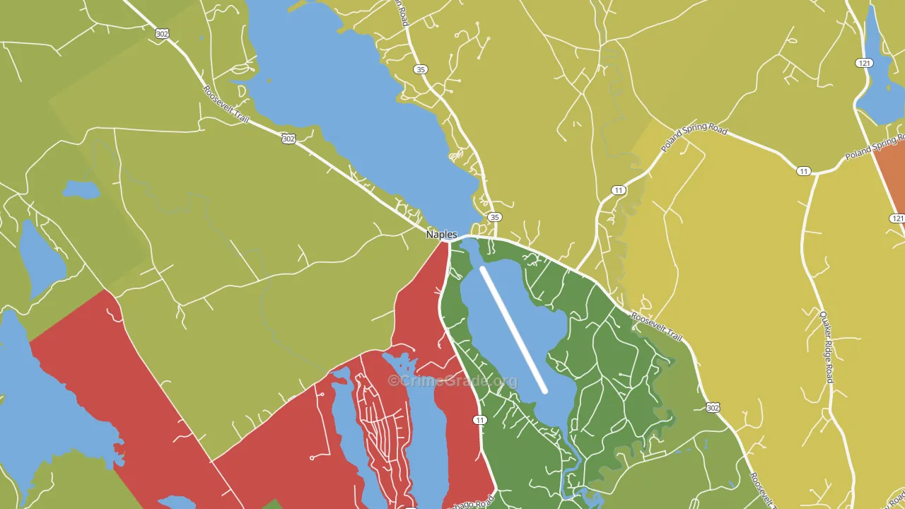 04055, ME Map of Theft Rates