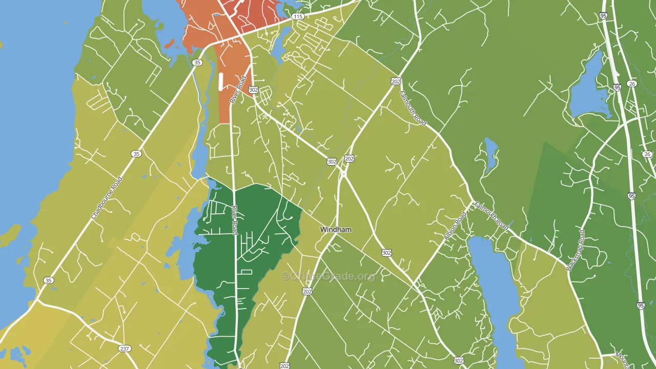 04062, ME Map of Theft Rates