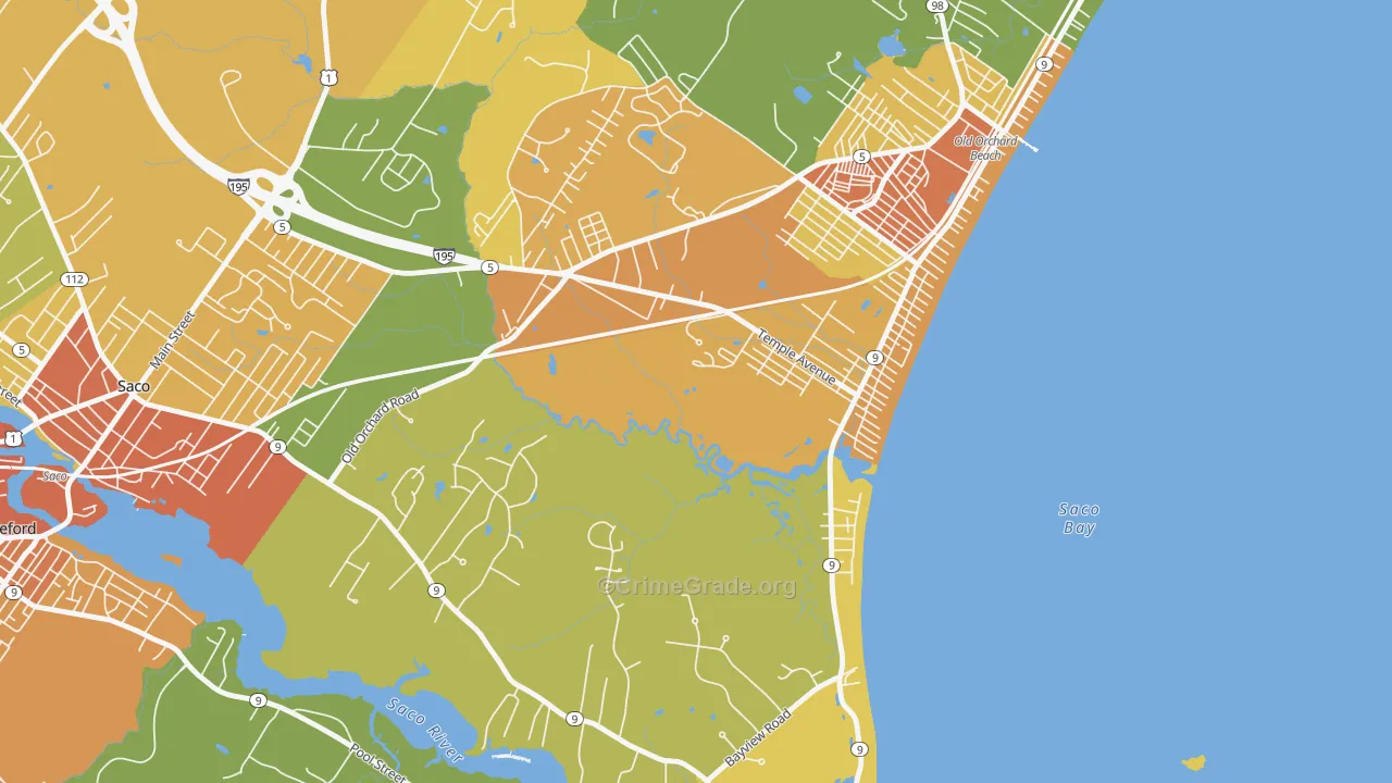 04063, ME Map of Theft Rates