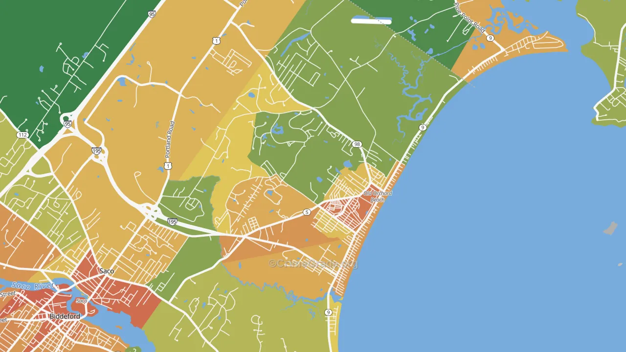 04064, ME Map of Theft Rates