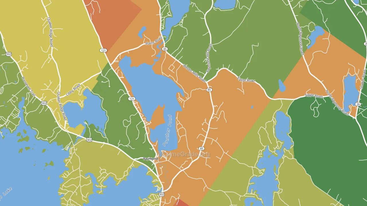 04071, ME Map of Theft Rates