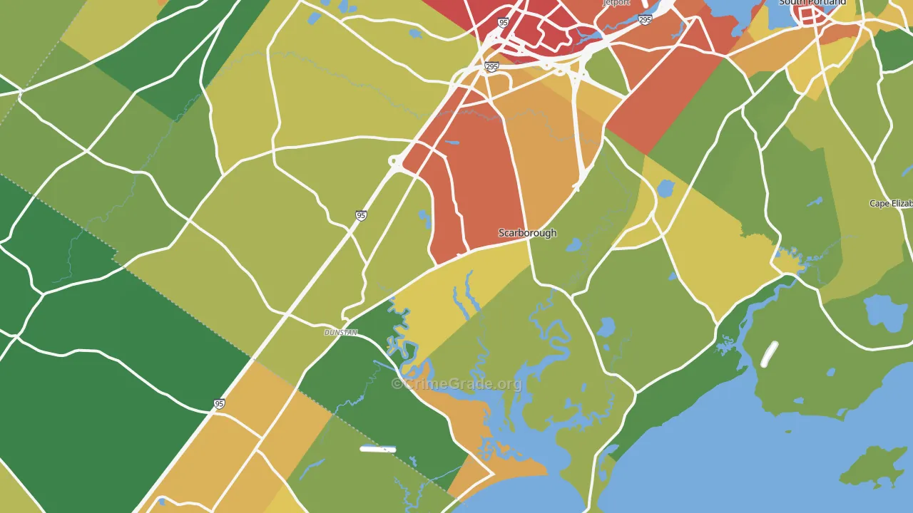04074, ME Map of Theft Rates