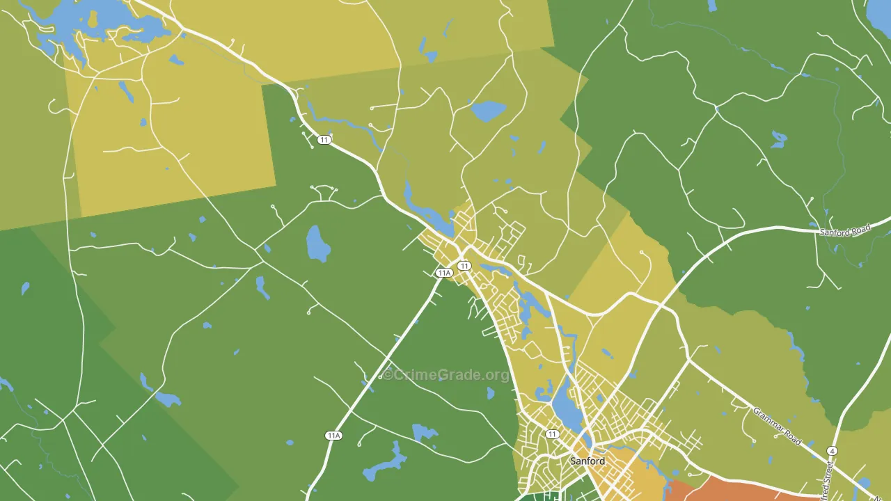 04083, ME Map of Theft Rates