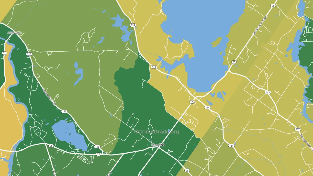04084, ME Map of Theft Rates