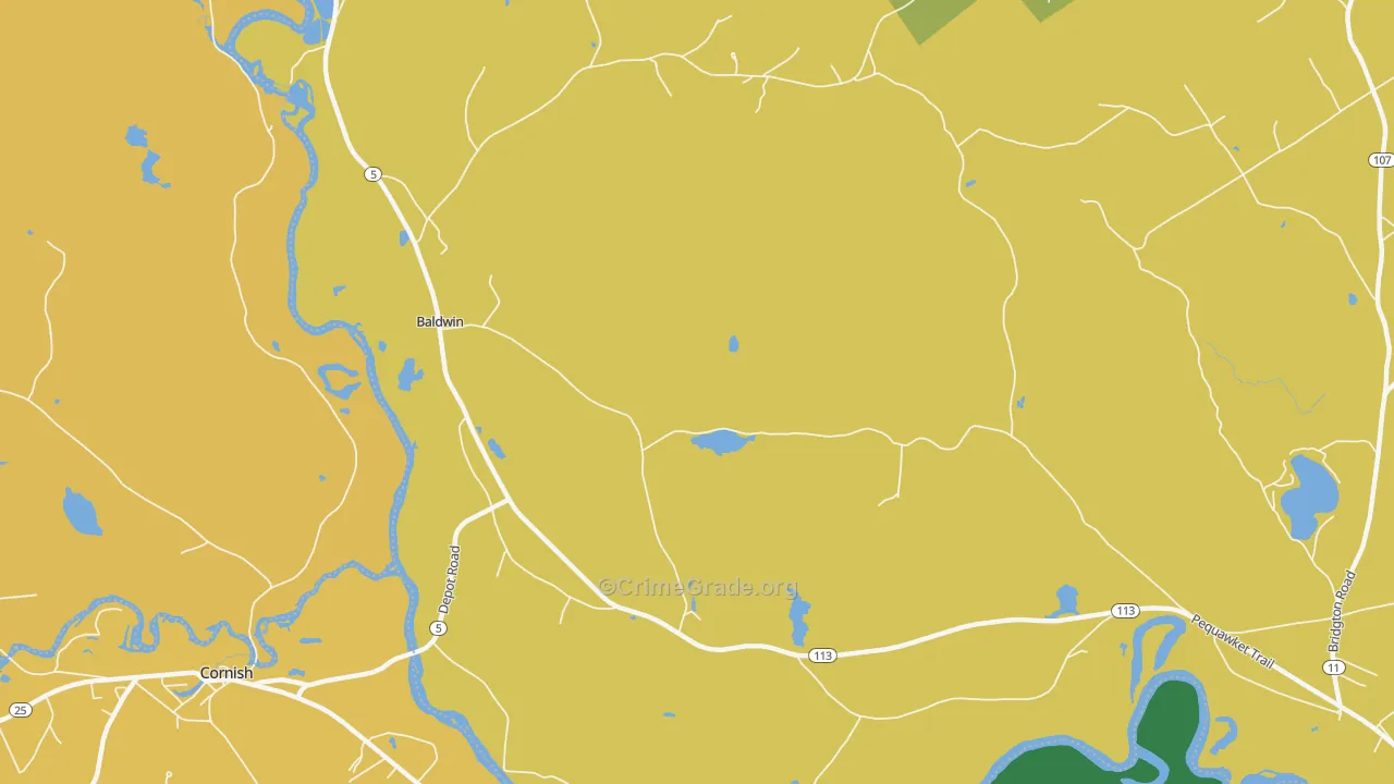 04091, ME Map of Theft Rates