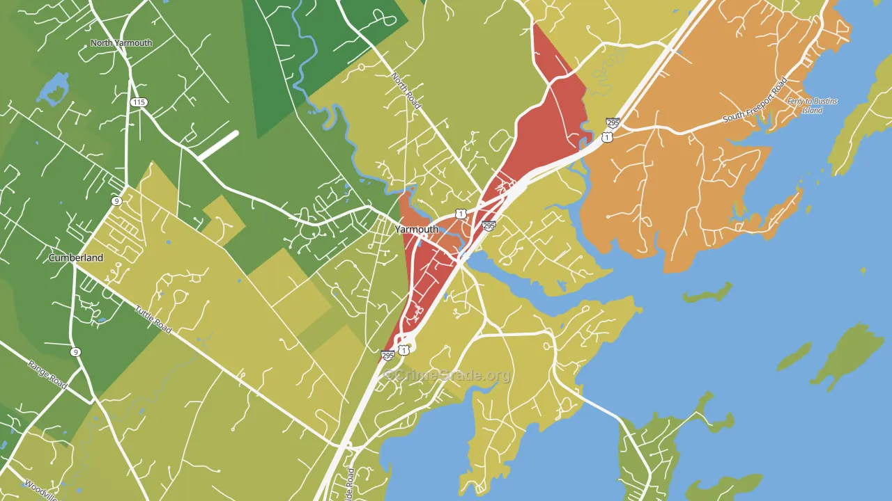 04096, ME Map of Theft Rates