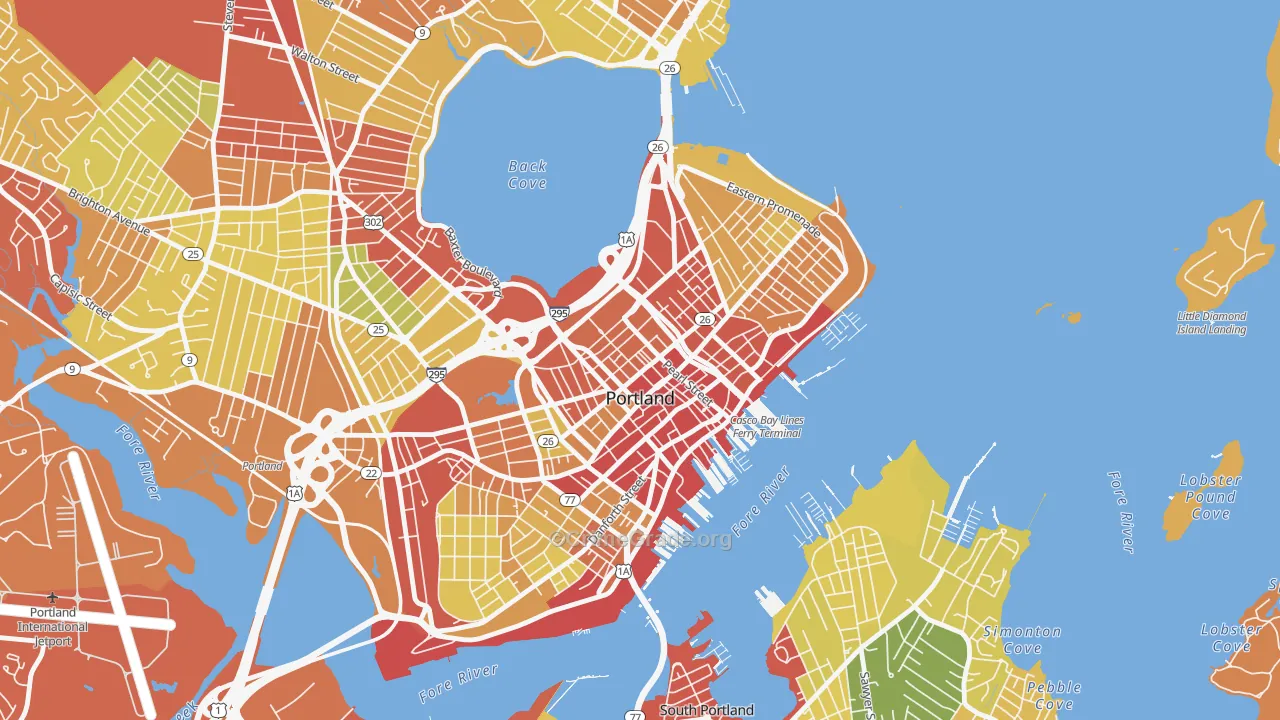04101, ME Map of Theft Rates
