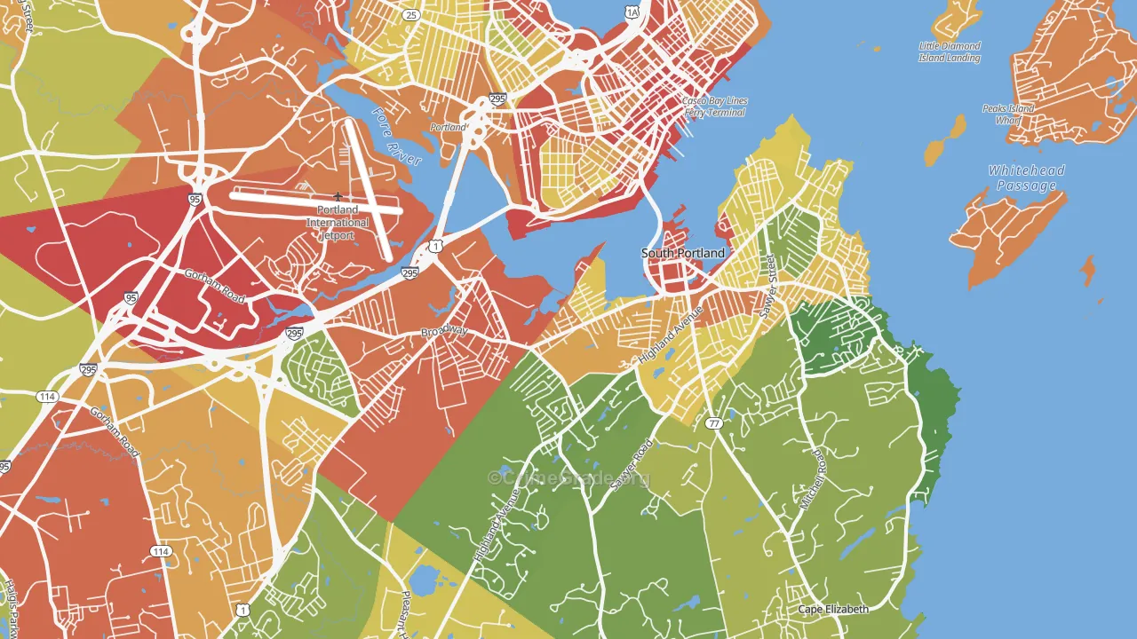 04106, ME Map of Theft Rates