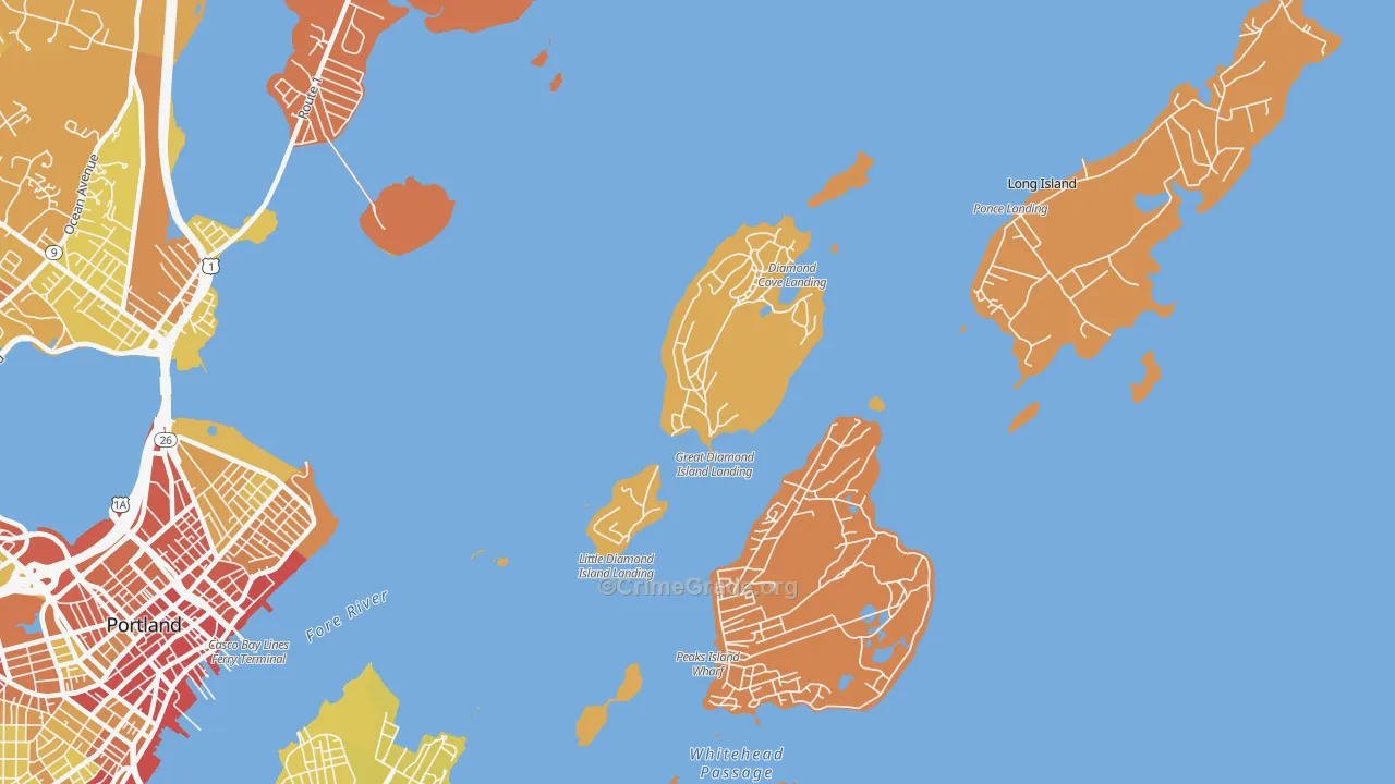 04109, ME Map of Theft Rates