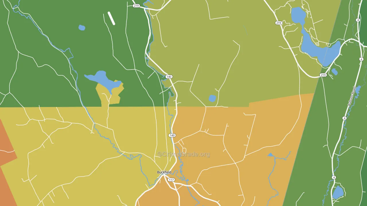 04220, ME Map of Theft Rates