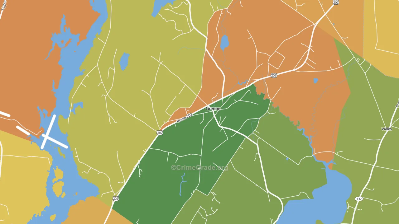04236, ME Map of Theft Rates