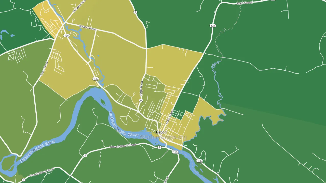 04252, ME Map of Theft Rates