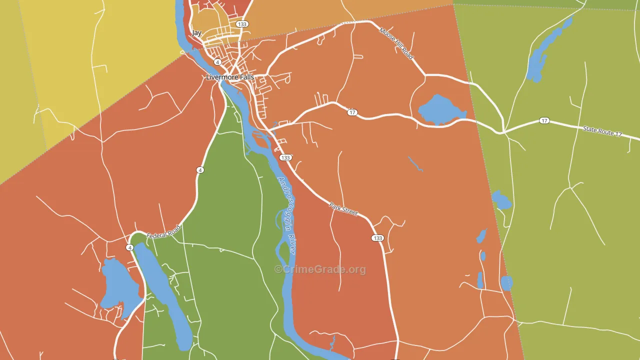 04254, ME Map of Theft Rates