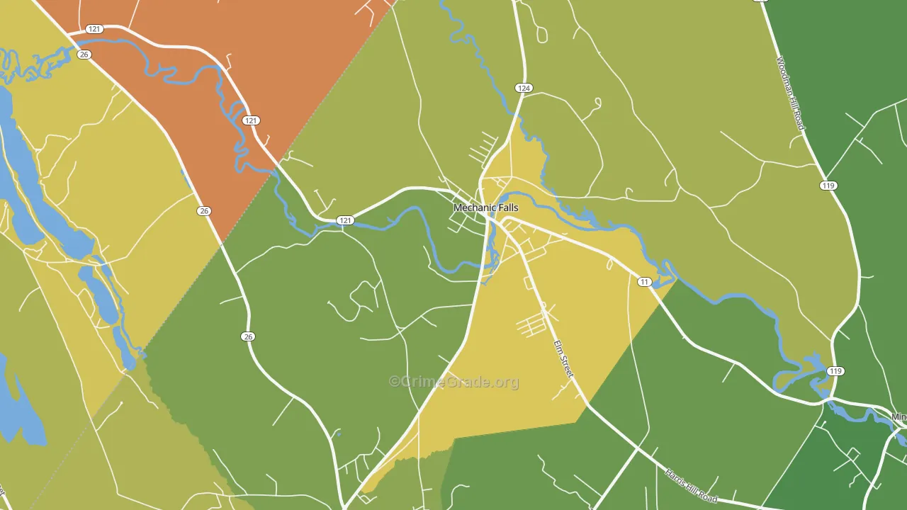 04256, ME Map of Theft Rates