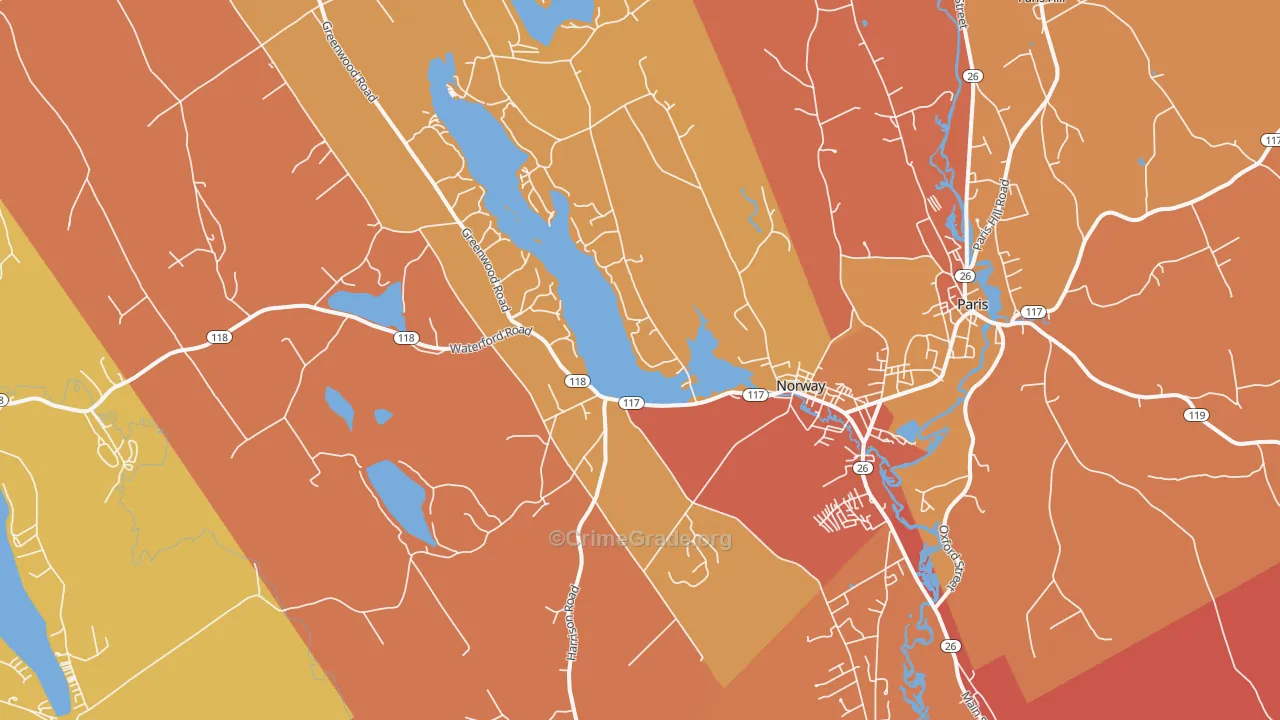 04268, ME Map of Theft Rates