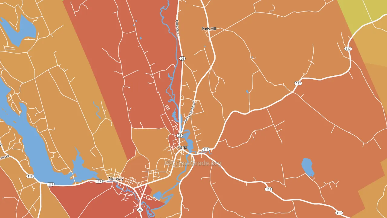 04281, ME Map of Theft Rates