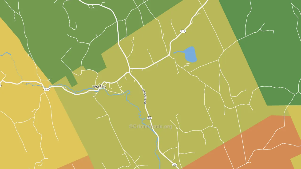 04289, ME Map of Theft Rates