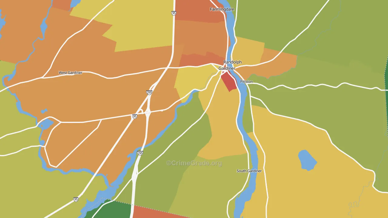 04345, ME Map of Theft Rates