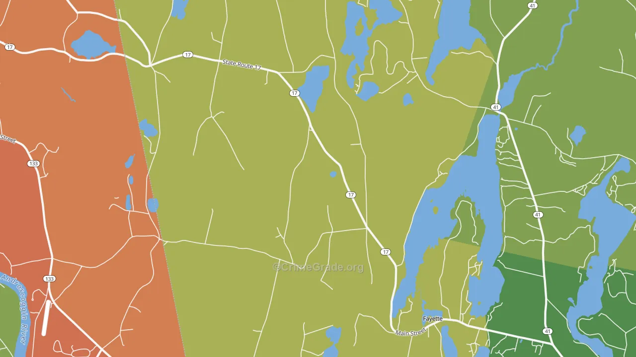 04349, ME Map of Theft Rates