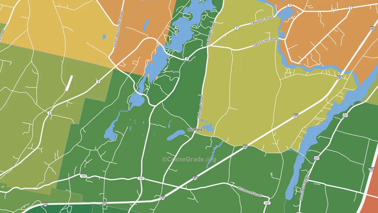04350, ME Map of Theft Rates