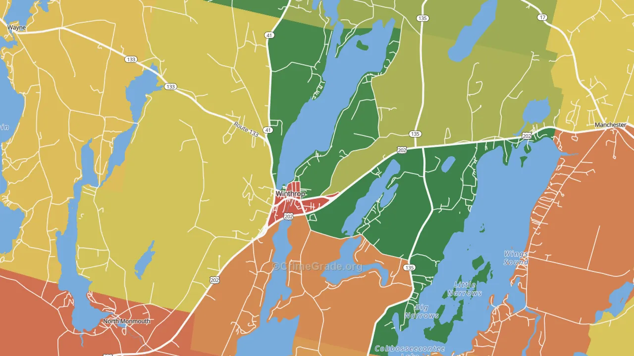 04364, ME Map of Theft Rates