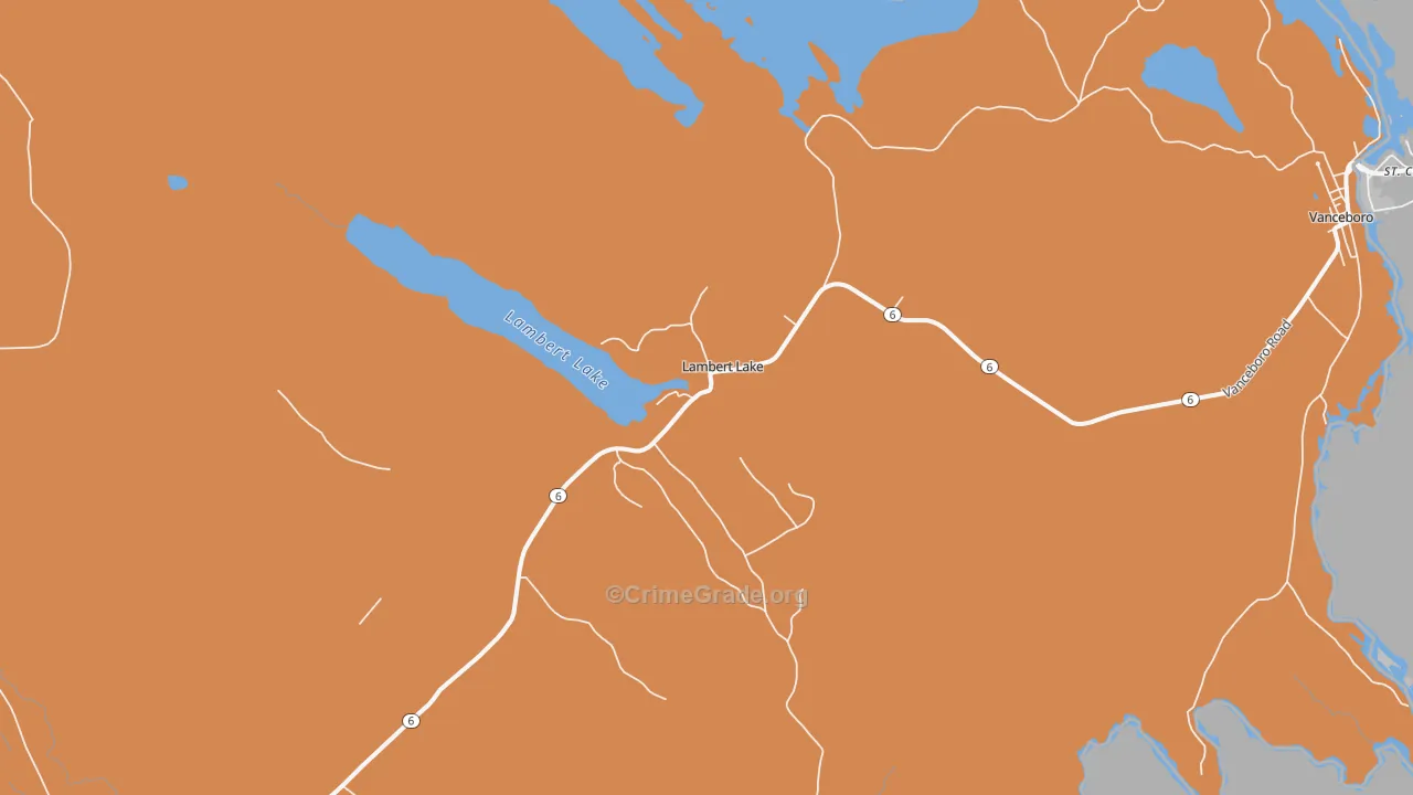 04454, ME Map of Theft Rates