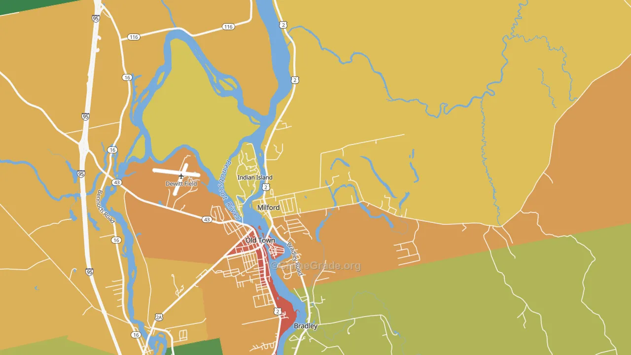 04461, ME Map of Theft Rates