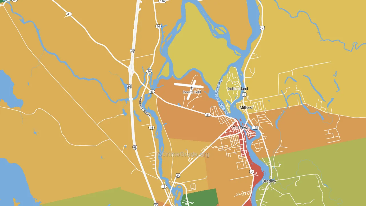 04468, ME Map of Theft Rates