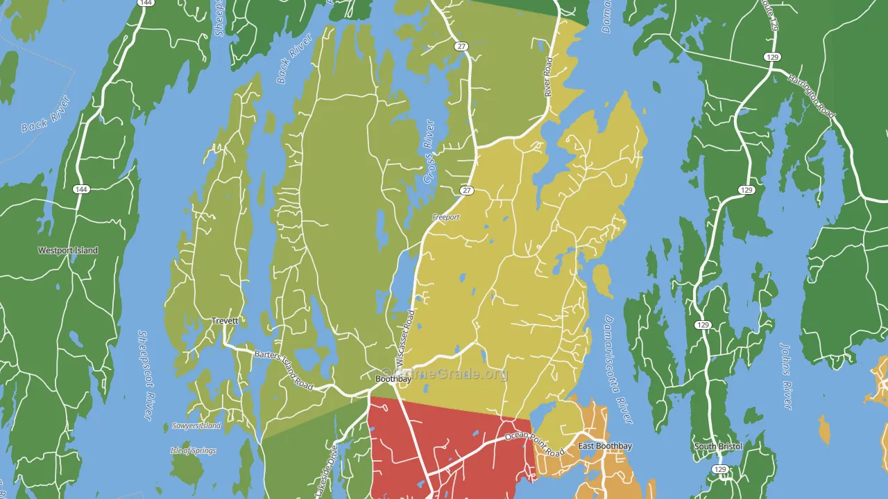 04537, ME Map of Theft Rates