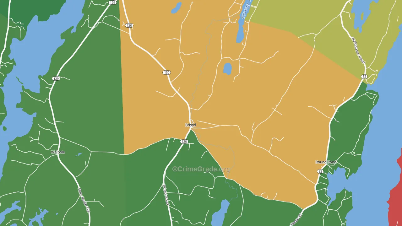04539, ME Map of Theft Rates